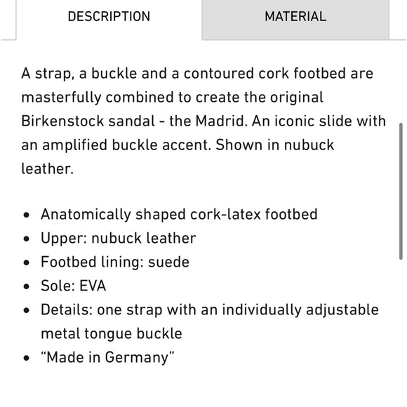 NWT Birkenstock Madrid Ochre Yellow Big Buckle Sandal size 6 - Picture 4 of 12